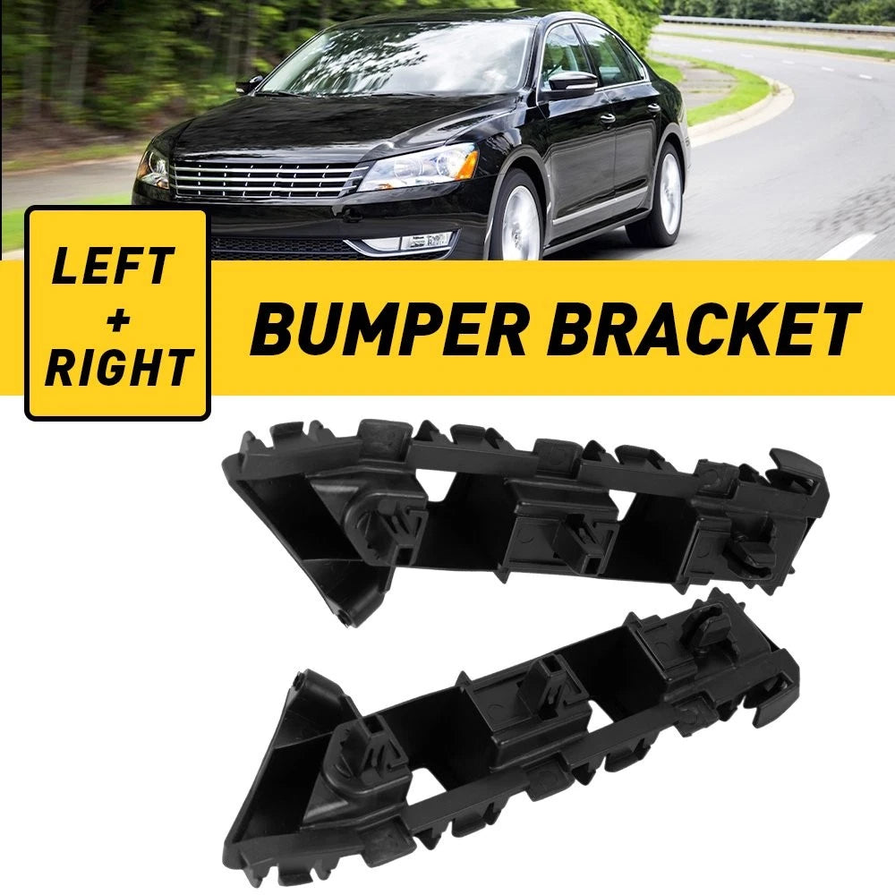 Set of 2 Front Bumper Guide Support Brackets for Volkswagen Passat (2012–2015)