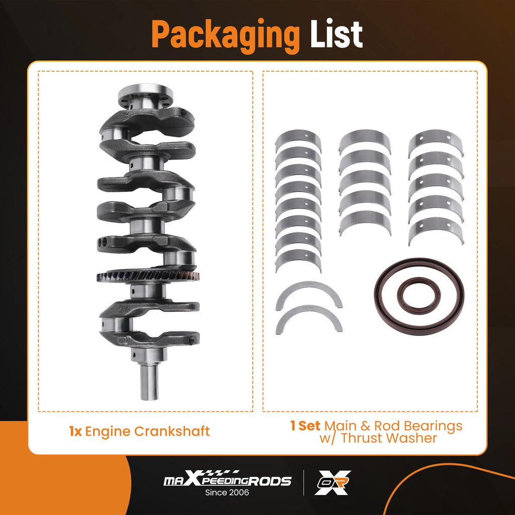 Set of 4 Crankshaft & Main Rod Bearings for Toyota Camry RAV4 Scion tC xB