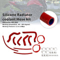Silicone Radiator Coolant Hose for Ducati Monster 937 (2021–2025) Red#33