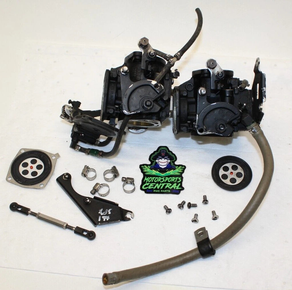 Carburetors Set of 2 for Seadoo SPX XP GTX GSX 787 800 w/ Accelerator Pump