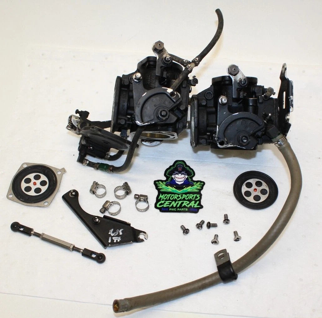 Carburetors Set of 2 for Seadoo SPX XP GTX GSX 787 800 w/ Accelerator Pump