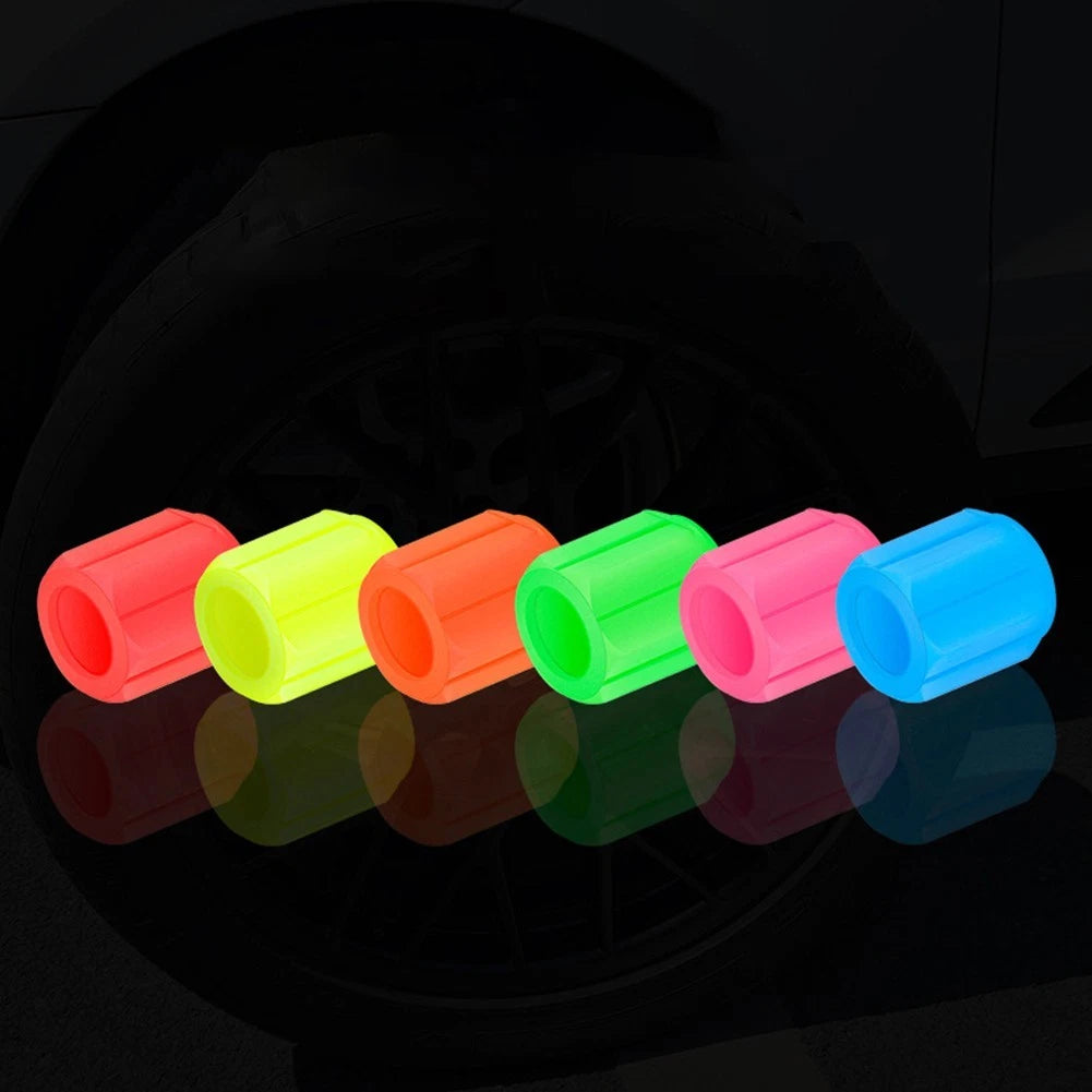 Set of 4 Valve Covers for - Orange, Pink, Red, Yellow, Blue
