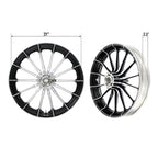 21" Front Wheel Dual Rim for Harley Touring Road King (2008–2025) 22 ABS