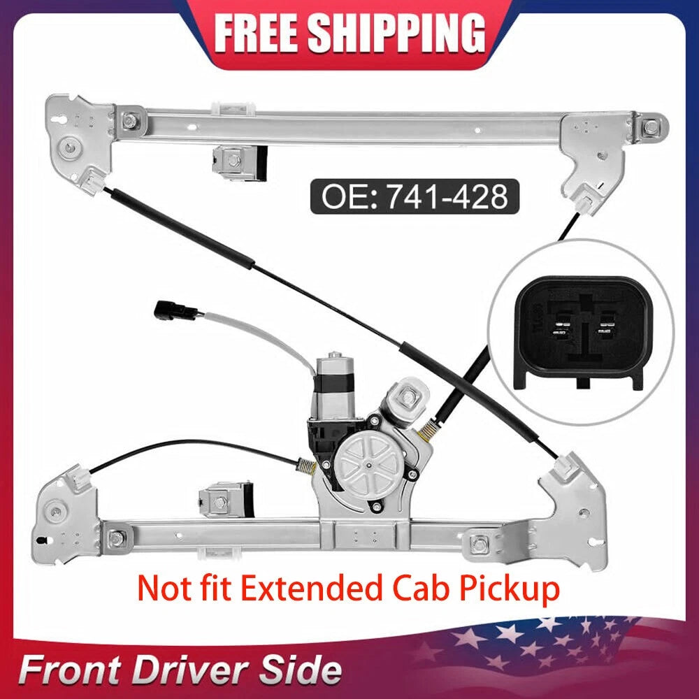 Window Regulator w/ Motor for Ford F-150 (2004–2008)