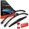 Set of 3 Windshield Wiper Blades for Nissan Cube (2009–2014)
