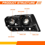 Fog Lights for Honda Civic (1996–1998) Amber Lens