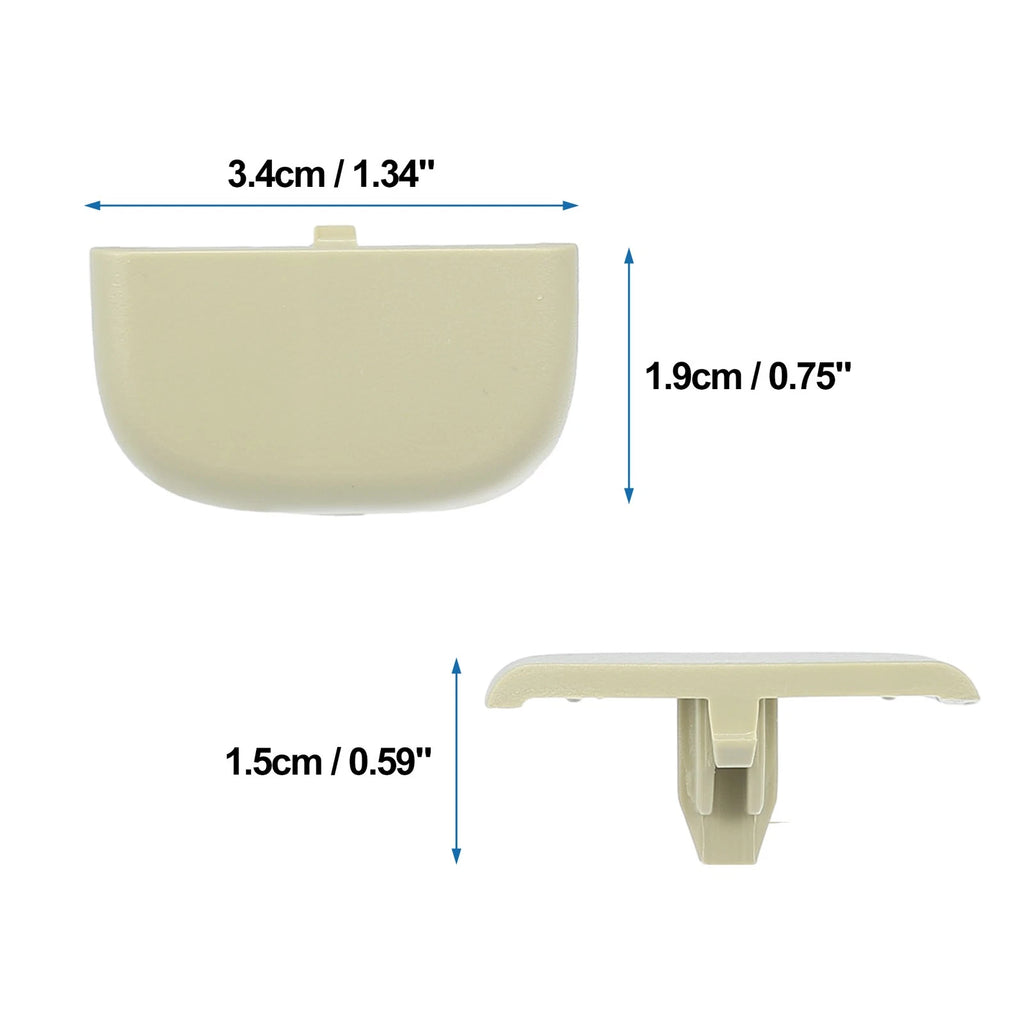 2Pcs Sun Visor Cap Clip No.DS7Z54672A40AF/DS7Z4273AA for Ford Edge (2015–2023)