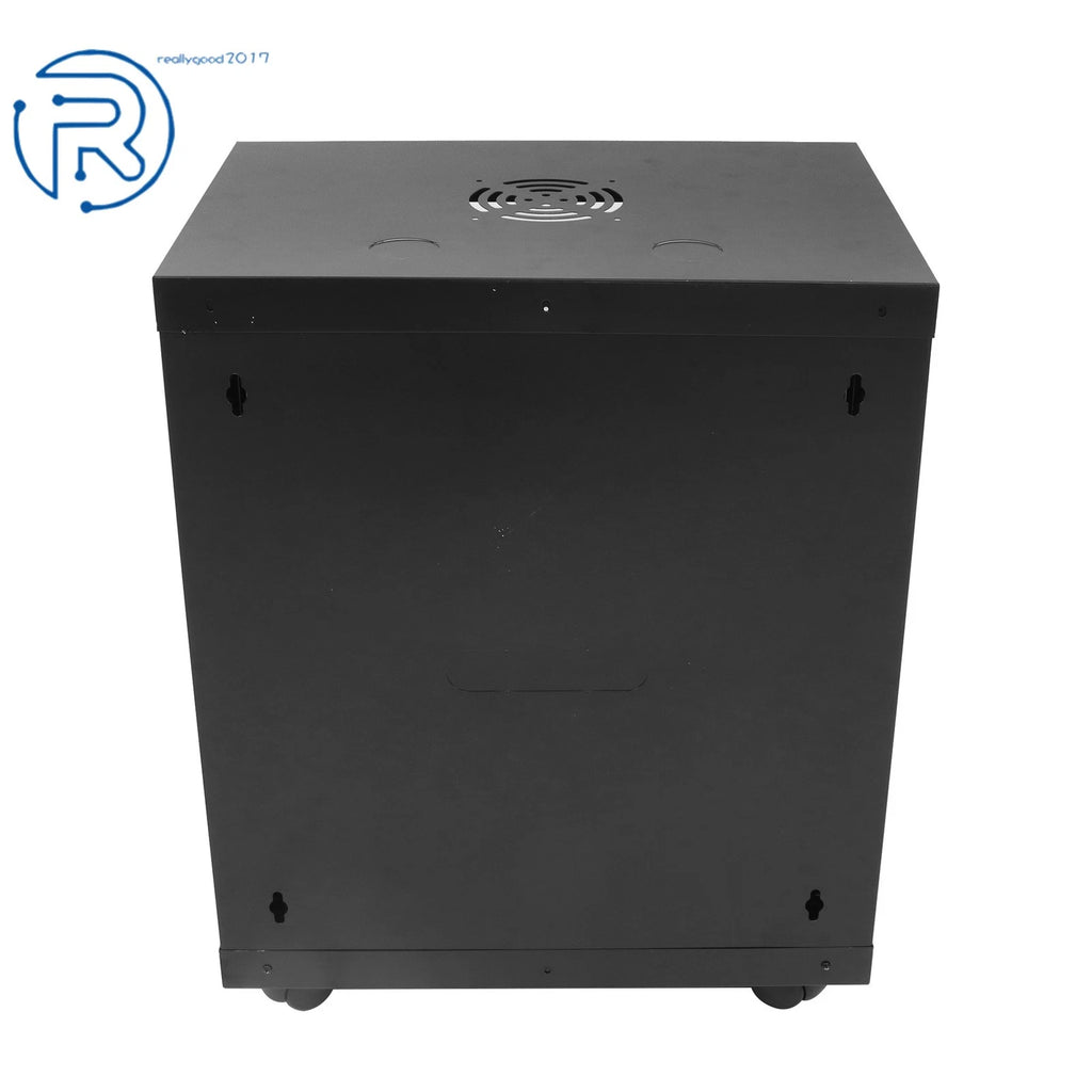 12U Wall Mount Server Rack Enclosure for Network Equipment (Max Depth 15.5")