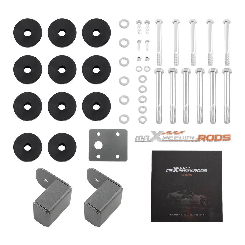 1.25" Body Lift Kit for Jeep Wrangler TJ 4WD 1997-2006 TJU 2004-2006