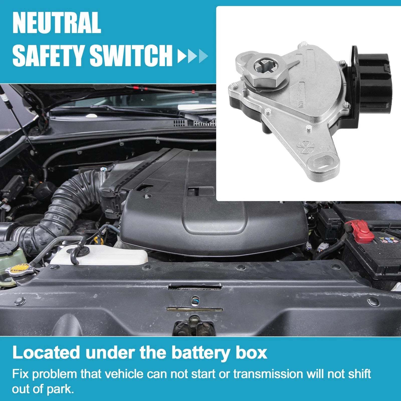 Neutral Safety Power Switch Gearbox Sensor for Chevy Aveo (2004–2011) 93741830