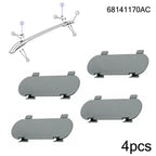 4x Roof Luggage Rack Side Rail Cover Assy for Jeep Cherokee (2014–2019)