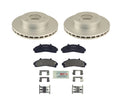 Set of 2 Bosch Front Vented Rotors & Semi-Metallic Brake Pads for Ford Mazda
