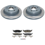 DuraGo Rear Rotors & Bosch QuietCast Ceramic Disc Brake Pad Kit for Dodge Ram 1500 (2019–2023)