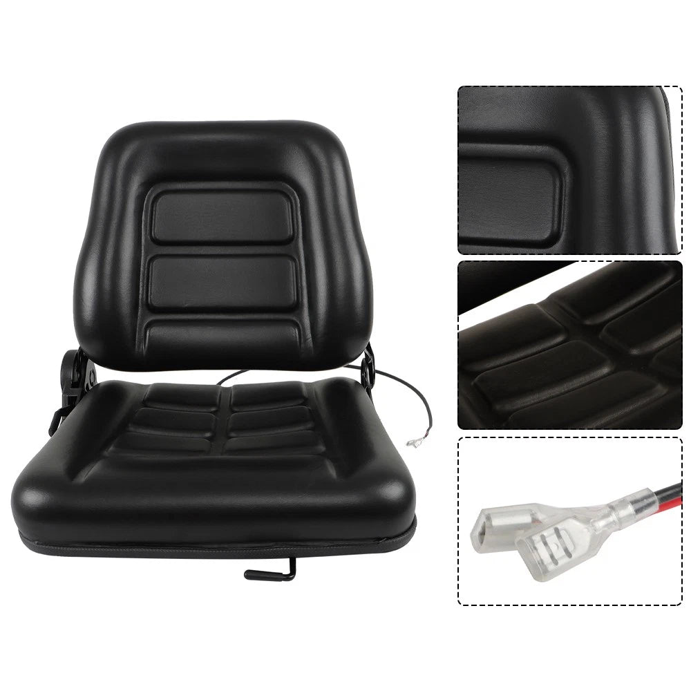 Foldable Forklift Seat for Universal Applications (Adjustable Angle)