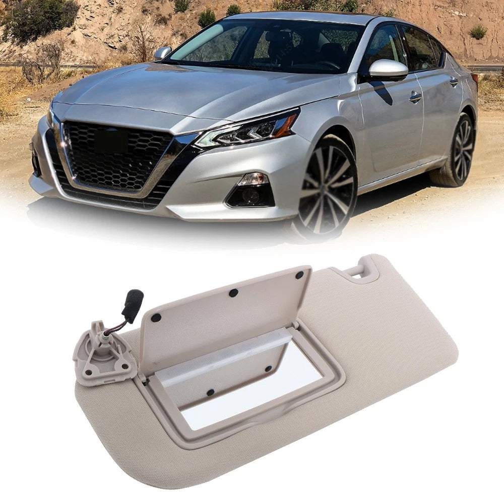 Sun Visor for Nissan Altima (2019–2024) with Lights and Mirrors