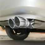 Dual Exhaust Pipe Tail Muffler Tip for Car  Chrome