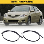 2X Black Roof Top Trim Molding Kit for Toyota Camry (2007–2011)