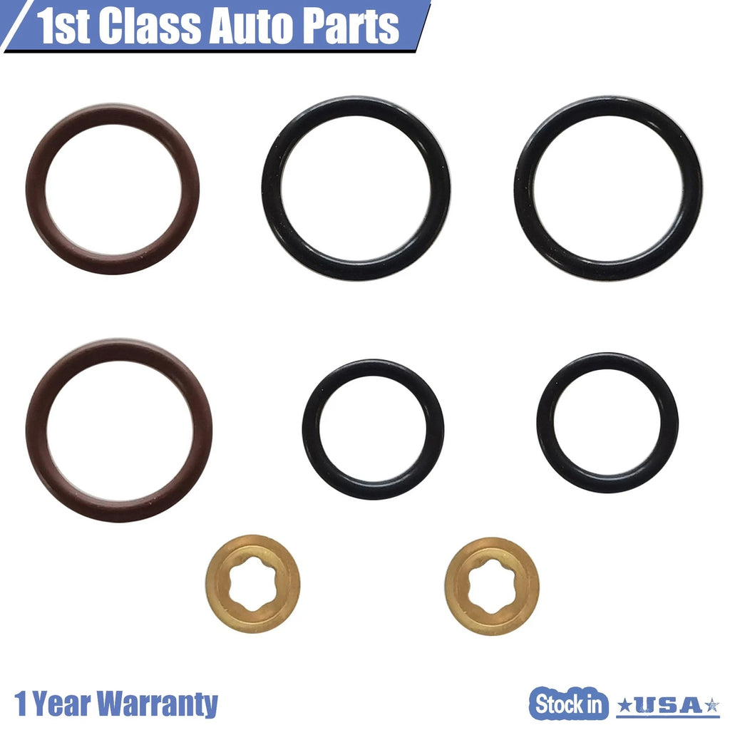 Turbo Diesel Fuel Injector O-Ring Kit for Ford E350 Van (2004-2005)