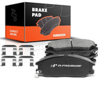 Set of 4 Front Ceramic Brake Pads for Kia Sorento (2003–2009) Hyundai Santa Fe
