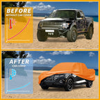 Waterproof Car Cover for Ford F-150 (All Weather, Orange)