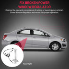 Power Window Regulator & Motor for Nissan Sentra (2000–2006)