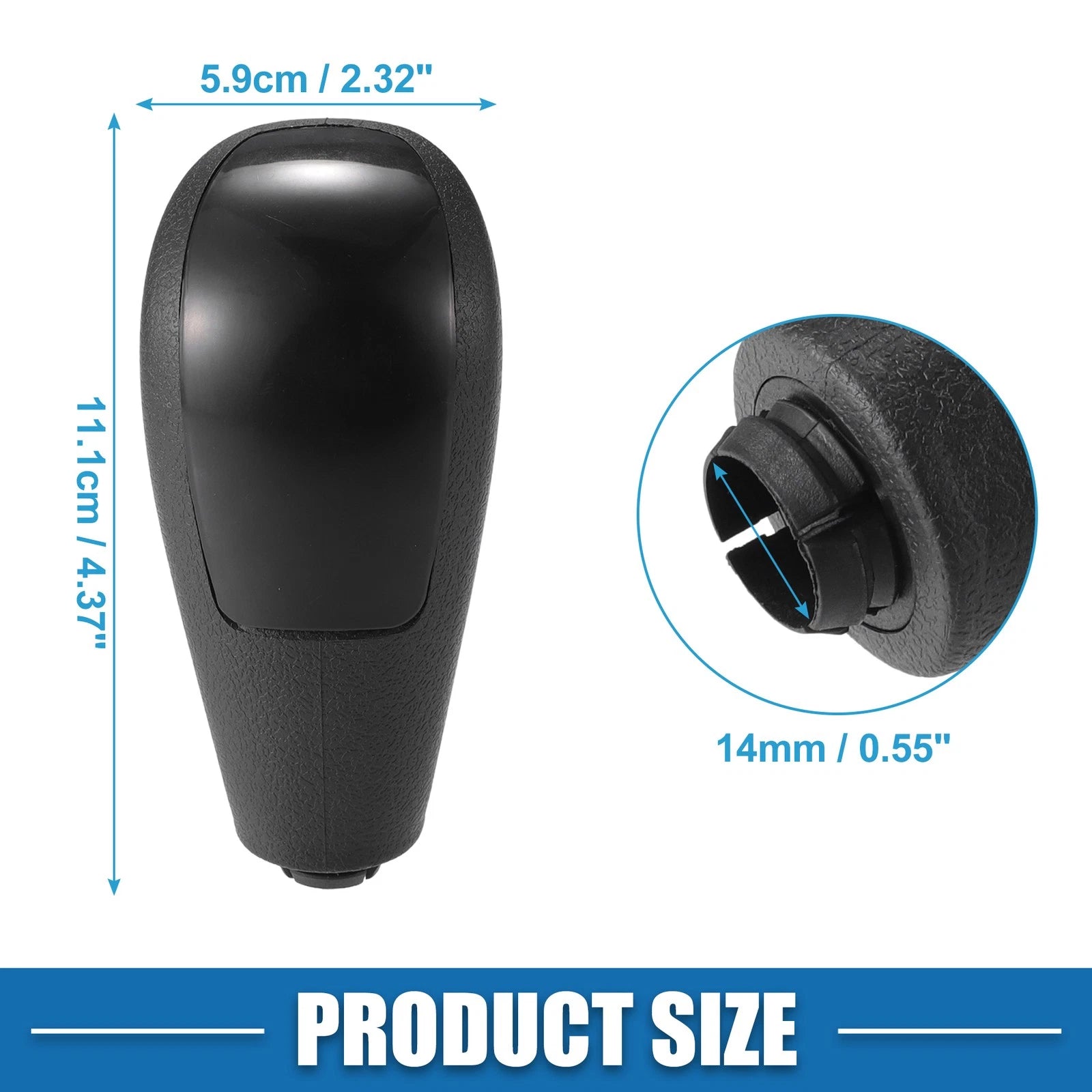 Automatic Transmission Shift Knob for Ford Focus (2005–2012) ABS Black