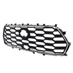 Front Bumper Upper Grille for Toyota Sequoia (2023–2024) Black Chrome