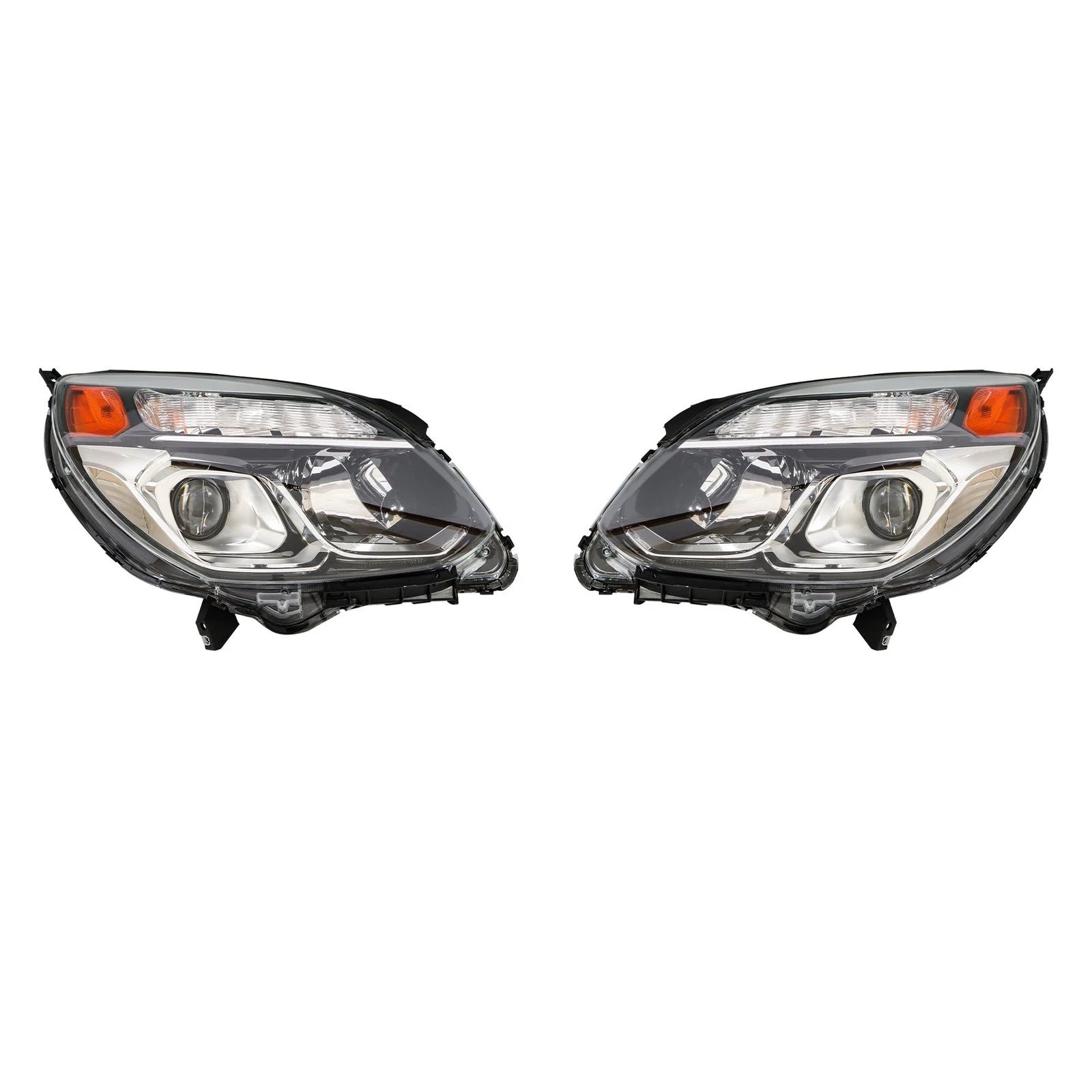 Set of 2 Headlights for Chevy Equinox (2016–2017) Halogen Projector