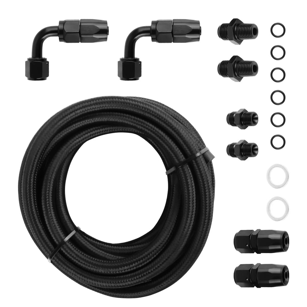 Transmission Cooler Hose Line Kit 6AN for GM 4L60E 4L65E