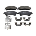 Set of 4 TRW Pro Rear Ceramic Slotted Brake Pads for Cadillac GMC Chevy