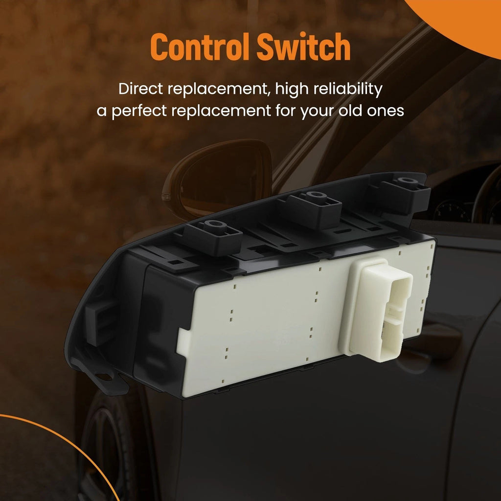 Driver Side Master Window Switch for Kia Forte (2010–2013) 93570-1M100WK Black