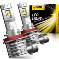 AUXITO H11 H8 H9 LED Fog Light Bulbs 1600LM 3000K Gold Yellow (2010–2023)