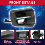 LED Fog Lights for Toyota Tacoma (2016–2023) Rigid Style