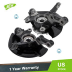 2X Steering Knuckle & Wheel Hub Bearing Assembly for Honda CR-V (2007–2009)