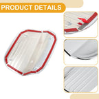 Fuel Tank Door Cap for Hyundai Sonata 2020-2023 Gas Tank Flap Chrome Silver