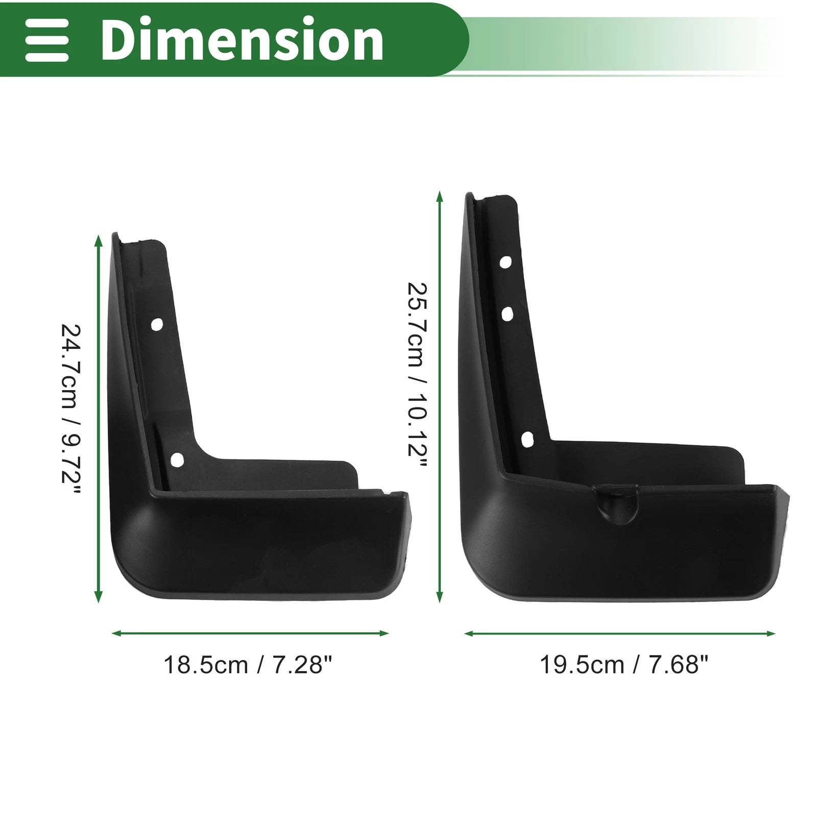 Mud Flaps Splash Guards for Kia K5 (2020) W/ Mount Accessories