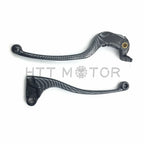 Set of 2 Black Brake & Clutch Aluminum Levers for Kawasaki Ninja 636 ZX6R (2005–2006)