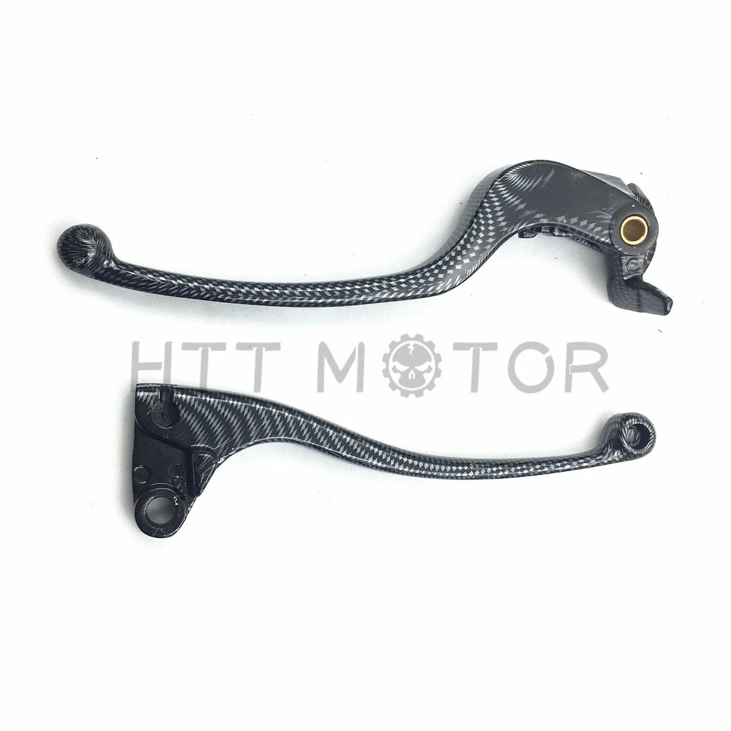 Set of 2 Black Brake & Clutch Aluminum Levers for Kawasaki Ninja 636 ZX6R (2005–2006)