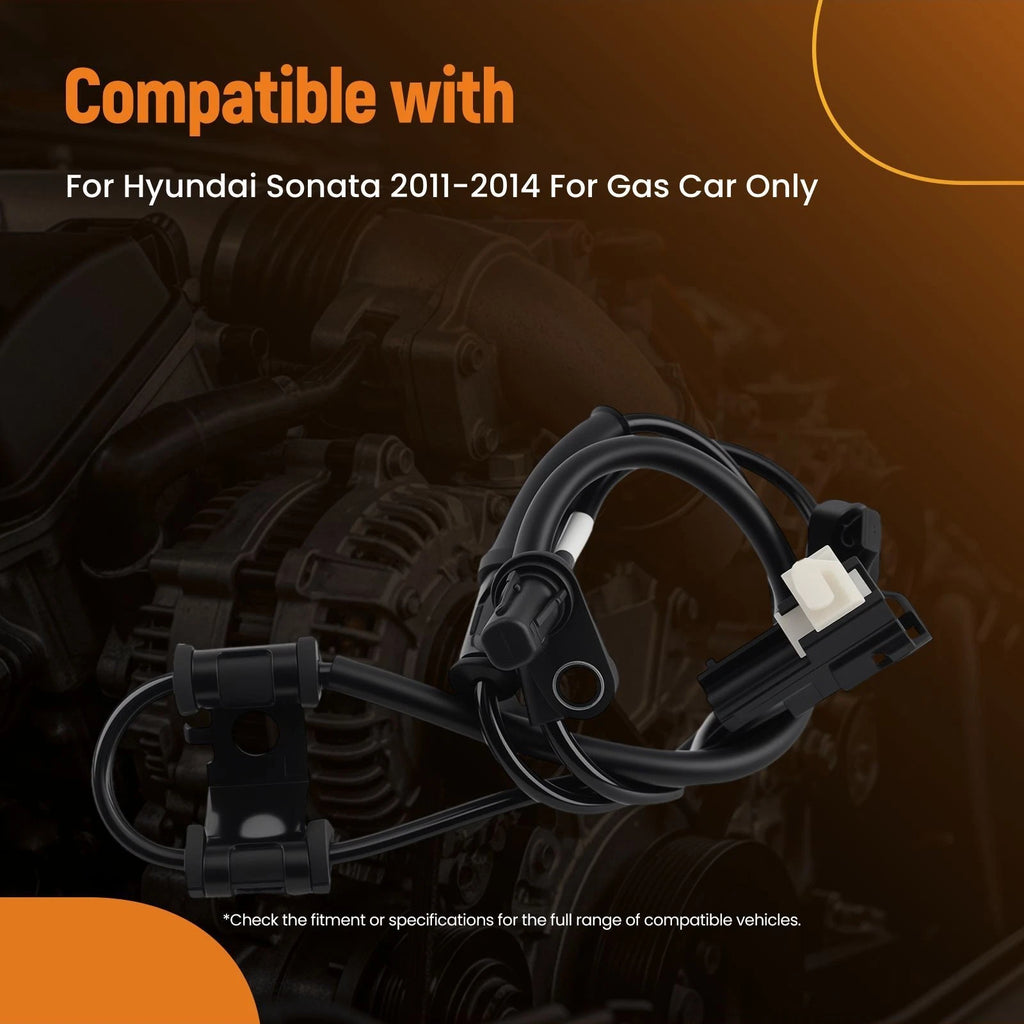 2X Front ABS Wheel Speed Sensor for Hyundai Sonata (2011–2014) 598303S300
