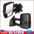 Set of 2 Power Heated Puddle Lamp Side Signal Mirrors for Ford F150 (2004–2014)