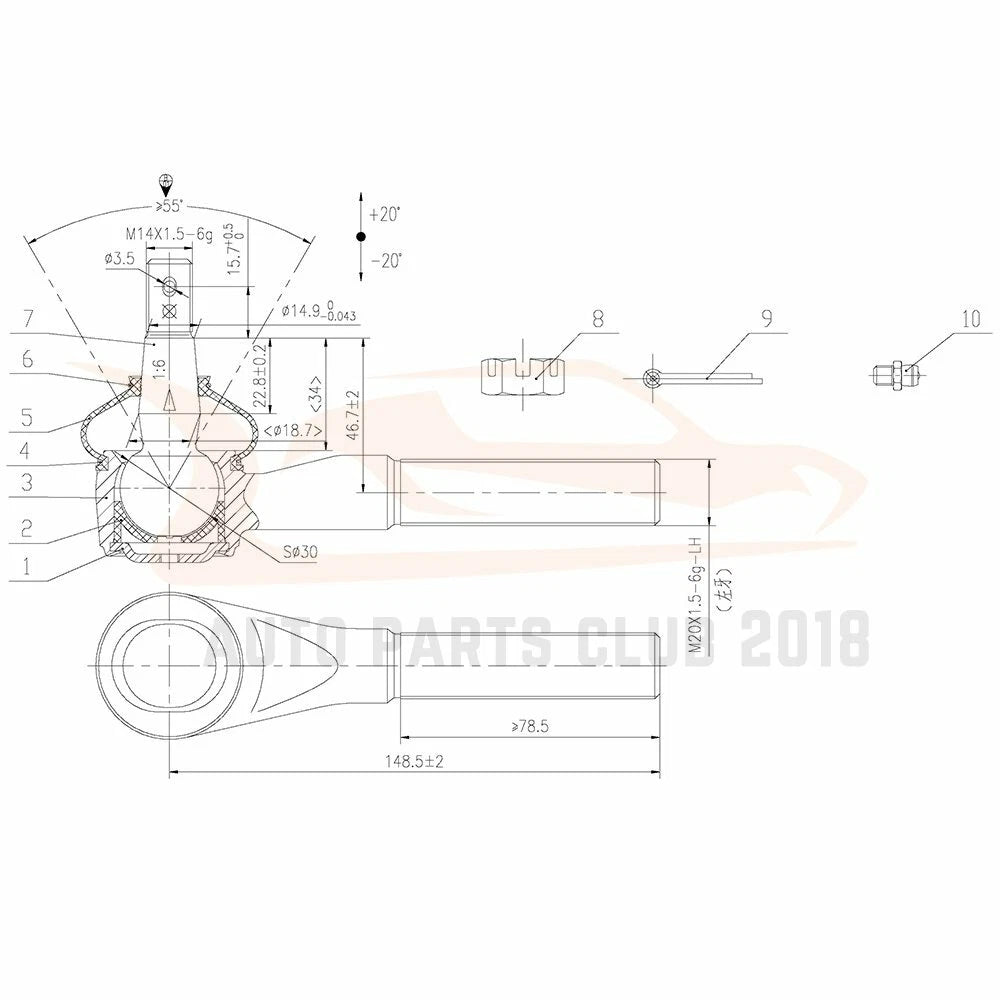 14PC Front Suspension Kit for Dodge RAM 1500 (2000-2001)