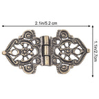 Pack of 10 Bronze Zinc Alloy Hinges for Chest Cases