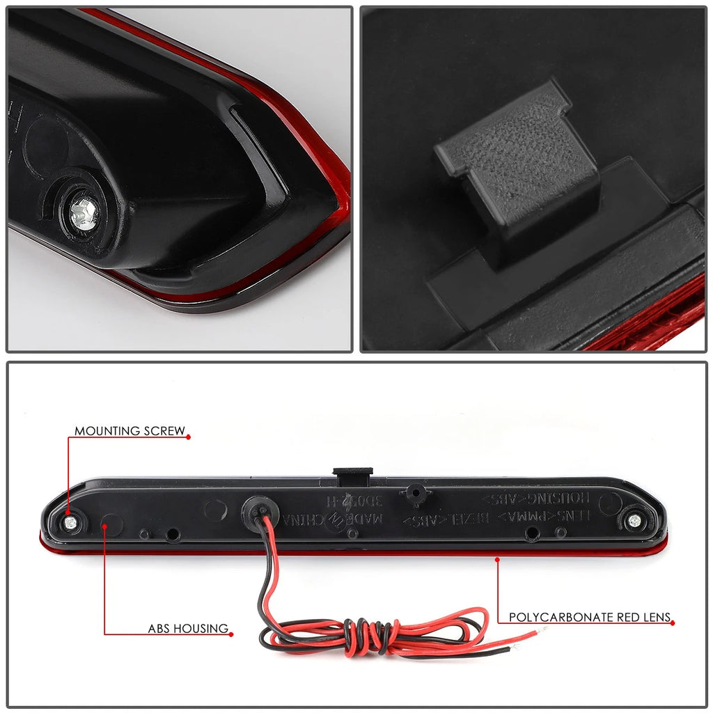 LED Third Tail Brake Light Lamp for Buick Encore Chevy Trax (2013–2018)