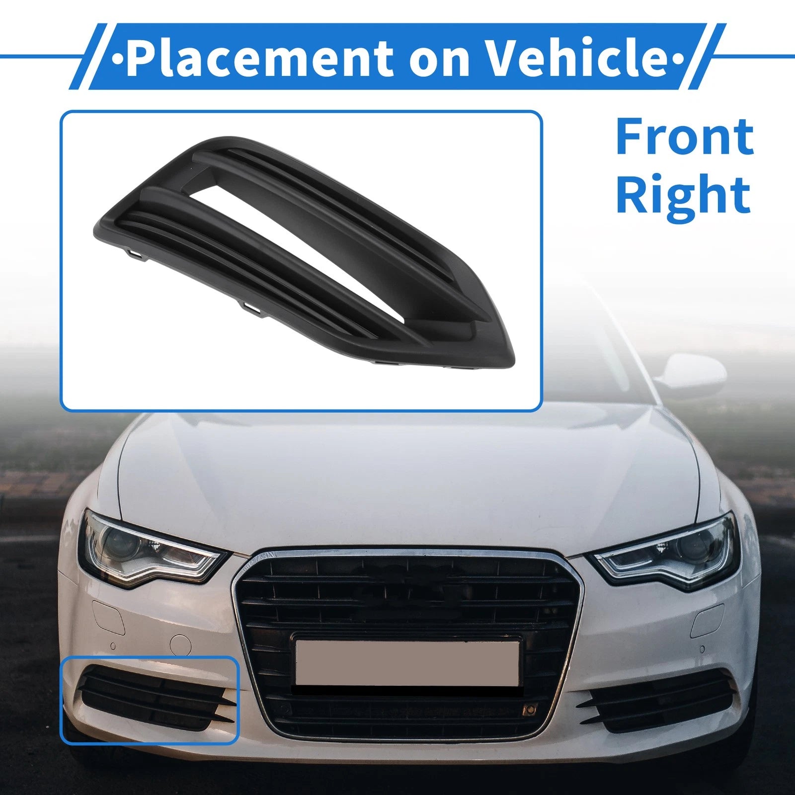 Front Right Fog Light Grill No. 71105TFTH00 for Honda HR-V (2019–2022)