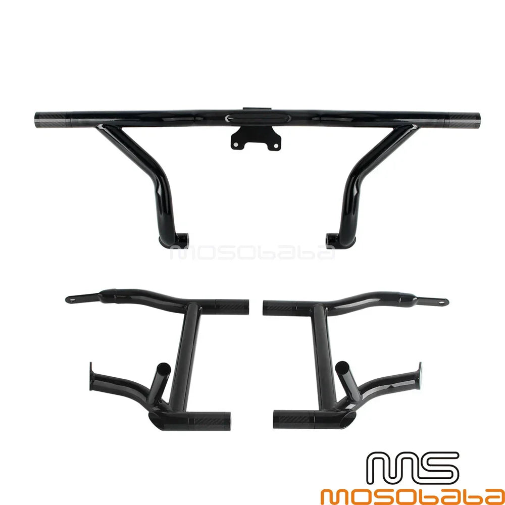 Saddlebag Rails Guard w/ Crash Bar for Harley Touring (2014-2023)