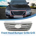 Front Upper Bumper Grille for Hyundai Elantra (2008–2009) Chrome