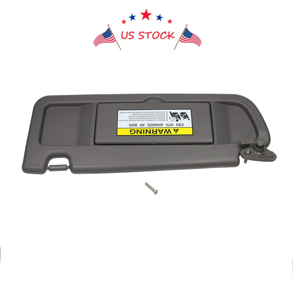 Driver Left Side Sun Visor for Honda Civic (2006-2011) Dark Gray