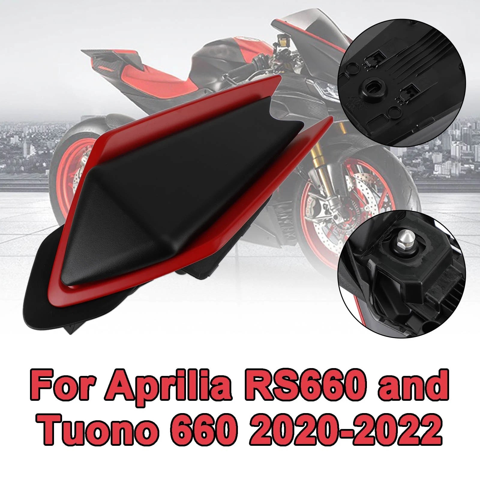 Rear Cowl Tail Fairing Cover for Aprilia RS660 RSV4 Tuono 660 (2020–2024) Red Black