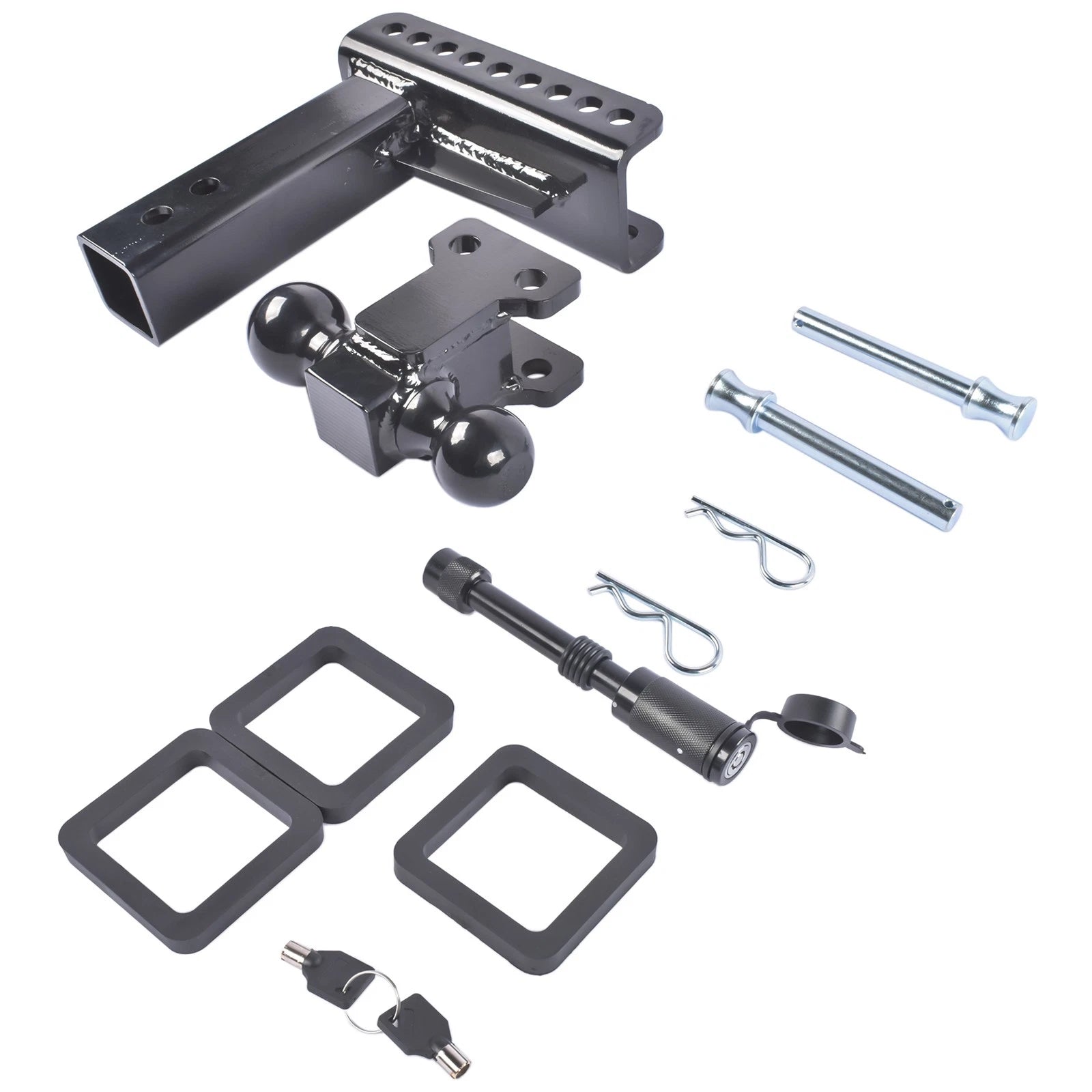 2" & 2-5/16" Adjustable Drop Trailer Hitch for (22,000 lbs)