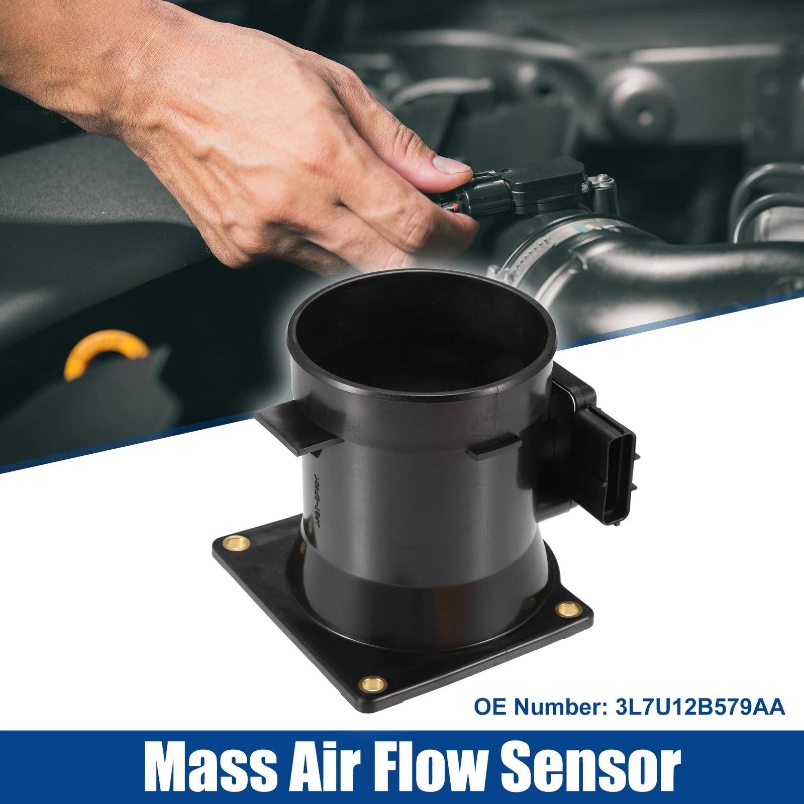 MAF Sensor for Ford Expedition 4.6L 5.4L (2003–2006) No. 3L7U12B579AA/3L7Z-12B579-AA